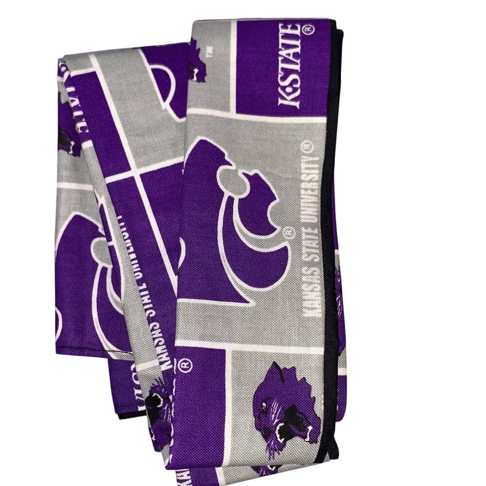 Kansas State University Wildcats Purple Strap Hair Ribbon Bag Strap NWT